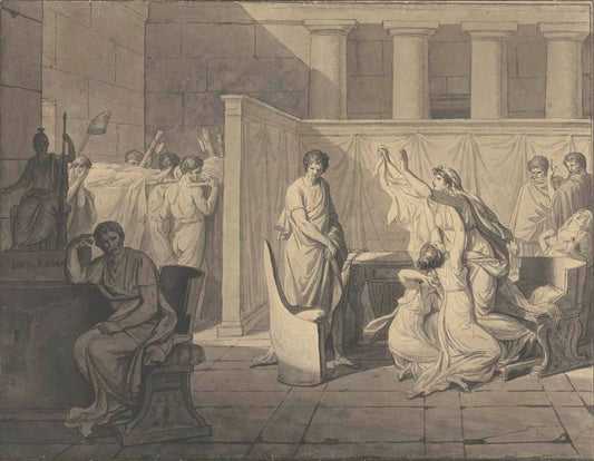 The Lictors Bringing Brutus the Bodies of His Sons Gm-00006201