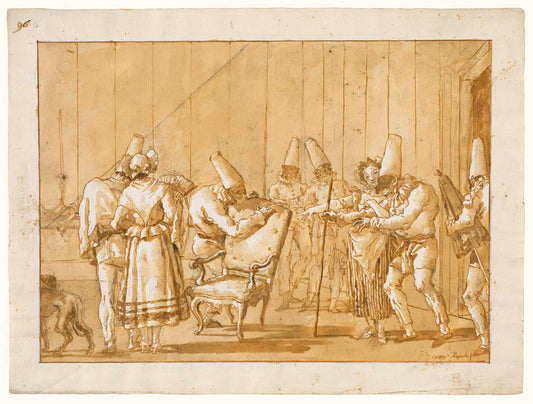Punchinello is Helped to a Chair Gm-00006401